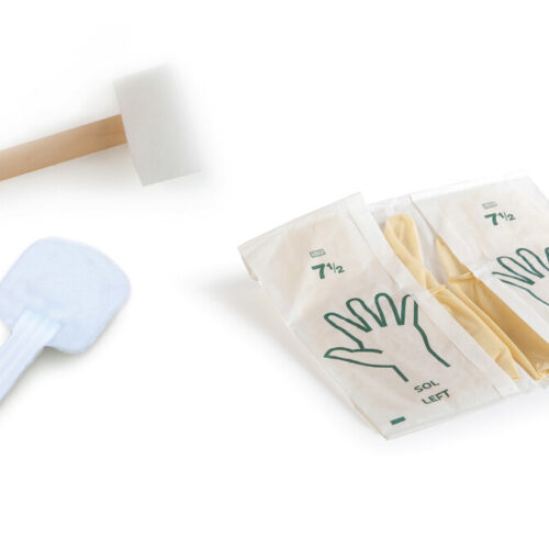 Gant et éponge Bétadine